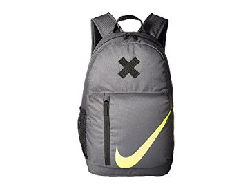 ナイキ キッズ NIKE KIDS バックパック バッグ リュックサック 灰色 グレ 黒 ブラック 【 BLACK NIKE KIDS ELEMENTAL BACKPACK LITTLE BIG DARK GREY VOLT 】 キッズ ベビー マタニティ バッグ ランドセル