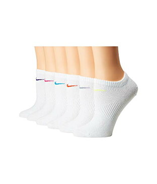 ナイキ NIKE パフォーマンス トレーニング ソックス 靴下 【 NIKE PERFORMANCE LIGHTWEIGHT NO SHOW TRAINING SOCKS 6PAIR PACK MULTICOLOR 】 インナー 下着 ナイトウエア レディース 下 レッグ