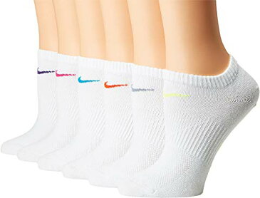 ナイキ NIKE パフォーマンス トレーニング ソックス 靴下 【 NIKE PERFORMANCE LIGHTWEIGHT NO SHOW TRAINING SOCKS 6PAIR PACK MULTICOLOR 】 インナー 下着 ナイトウエア レディース 下 レッグ