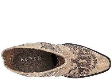 ROPER レディース 【 Amelia 】 Vintage Beige Faux Leather Vamp