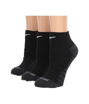 ナイキ NIKE マックス ソックス 靴下 インナー 下着 ナイトウエア レディース 下 レッグ 【 Everyday Max Cushion Ankle Socks 3-pair Pack 】 Black/anthracite/white