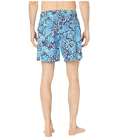 LILLY PULITZER アクア 【 CAPRI TRUNKS LIGHT AQUA SPRITZ 】 メンズファッション 水着 送料無料