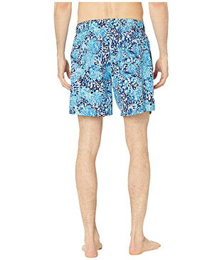 LILLY PULITZER アクア 【 CAPRI TRUNKS LIGHT AQUA SPRITZ 】 メンズファッション 水着 送料無料