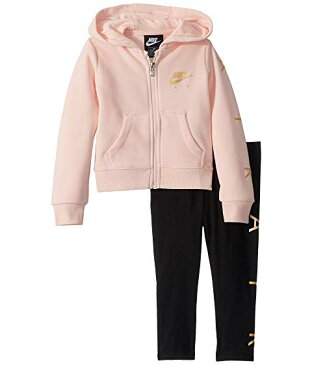 ナイキ キッズ NIKE KIDS フリース レギンス タイツ 【 FLEECE FULL ZIP JACKET AND LEGGINGS TWOPIECE SET TODDLER BLACK 】 ベビー マタニティ スーツ カジュアルセットアップ 送料無料