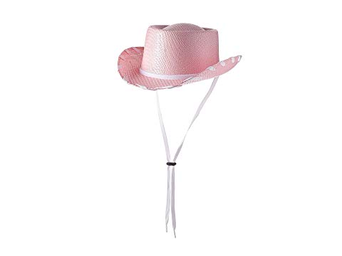 M&F WESTERN 【 WOODY STRAW HAT LITTLE KIDS BIG PINK 】 キッズ ベビー マタニティ キャップ 帽子 送料無料