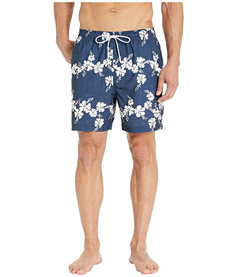 SOUTHERN TIDE 【 REYN SPOONER ALOHA FLORAL SWIM TRUNKS TRUE NAVY 】 メンズファッション 水着 送料無料