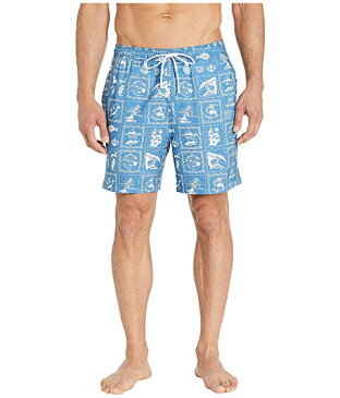 SOUTHERN TIDE 【 REYN SPOONER BANDANA SWIM TRUNKS POMPEII BLUE 】 メンズファッション 水着 送料無料