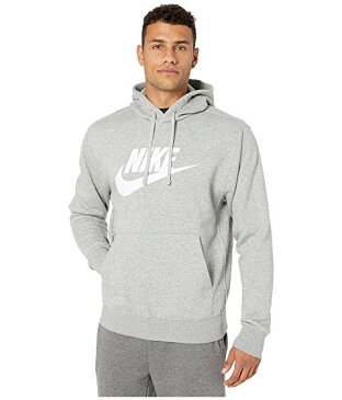 ナイキ NIKE クラブ 灰色 グレ ヘザー 銀色 シルバー 白 ホワイト 【 HEATHER SILVER WHITE NIKE NSW CLUB HOODIE PULLOVER GRAPHICS DARK GREY MATTE 】 メンズファッション トップス パーカー