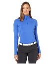 キャロウェイ CALLAWAY スリーブ 【 SLEEVE SUN PROTECTION LONG 1 4 ZIP TOP DAZZLING BLUE 】 レディースファッション トップス 送料無料