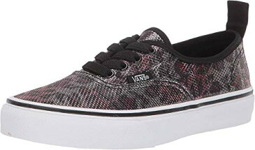 バンズ キッズ VANS KIDS オーセンティック 【 AUTHENTIC ELASTIC LACE LITTLE KID BIG LEOPARD MESH BLACK 】 ベビー マタニティ 送料無料