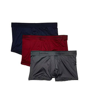 カルバンクラインアンダーウエア CALVIN KLEIN UNDERWEAR ミクロ ライズ 【 MICRO STRETCH 3PACK LOW RISE TRUNK GREY SKY RASPBERRY JAM BLUE NOIR 】 インナー 下着 ナイトウエア メンズ 送料無料