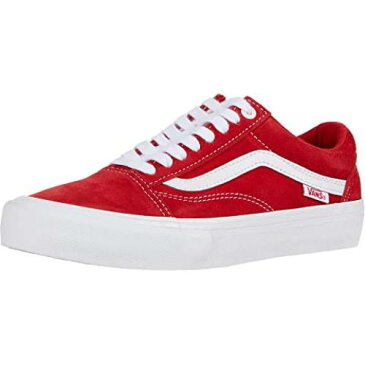 バンズ VANS バンズ プロ 赤 レッド 白 ホワイト スニーカー 【 VANS RED WHITE OLD SKOOL PRO SUEDE 】 メンズ スニーカー