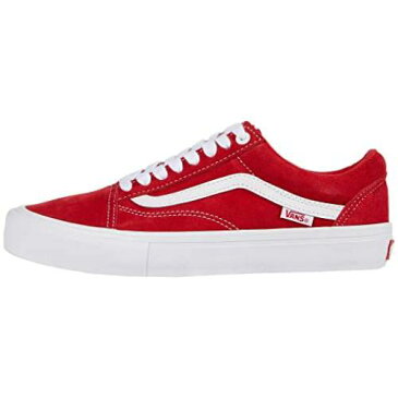 バンズ VANS バンズ プロ 赤 レッド 白 ホワイト スニーカー 【 VANS RED WHITE OLD SKOOL PRO SUEDE 】 メンズ スニーカー