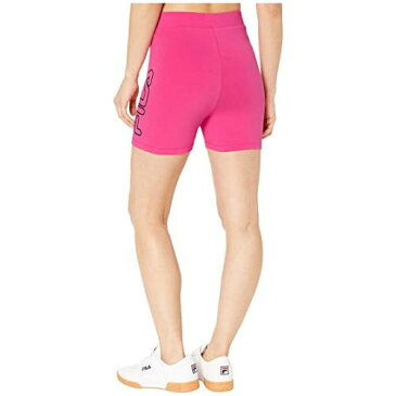 フィラ FILA ショーツ ハーフパンツ レディースファッション ボトムス パンツ レディース 【 Beatriz High-waist Bike Shorts 】 Magenta/black