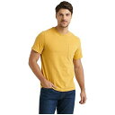 LUCKY BRAND Tシャツ 【 LUCKY BRAND SUNSET POCKET TEE OCHRE 】 メンズファッション トップス Tシャツ カットソー