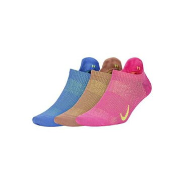 ナイキ NIKE トレーニング ソックス 靴下 インナー 下着 ナイトウエア レディース 下 レッグ 【 Everyday Plus Lightweight Training No Show Socks 3-pair Pack 】 Multicolor 15