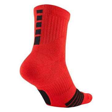 ナイキ NIKE エリート バスケットボール ミッド ソックス 靴下 赤 レッド 黒 ブラック 【 RED BLACK NIKE ELITE BASKETBALL MID SOCKS UNIVERSITY 】 インナー 下着 ナイトウエア ユニセックス 下 レッグ