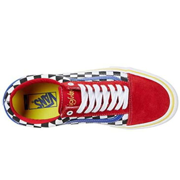 バンズ VANS バンズ プロ 赤 レッド スニーカー 【 VANS RED OLD SKOOL PRO BRIGHTON ZEUNER CHECKER BLIUE 】 メンズ スニーカー