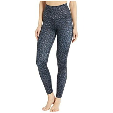 ビヨンドヨガ BEYOND YOGA ハイ レギンス タイツ 黒 ブラック 【 BLACK BEYOND YOGA LUX HIGH WAISTED MIDI LEGGINGS LEOPARD 】 レディースファッション ボトムス パンツ