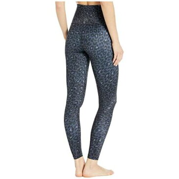 ビヨンドヨガ BEYOND YOGA ハイ レギンス タイツ 黒 ブラック 【 BLACK BEYOND YOGA LUX HIGH WAISTED MIDI LEGGINGS LEOPARD 】 レディースファッション ボトムス パンツ