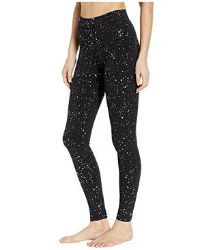 HARD TAIL ハイ ライズ レギンス タイツ レディースファッション ボトムス パンツ レディース 【 High Rise Ankle Leggings 】 Black/silver Splatter