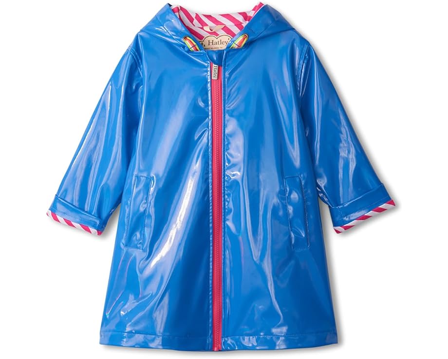 ハットレイ 青色 ブルー スウィング ジャケット ジュニア キッズ 【 HATLEY KIDS BLUE GLITTER SWING JACKET / 】 ベビー マタニティ コート