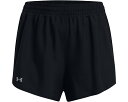 ショーツ ハーフパンツ 黒色 ブラック アンダーアーマー レディース 【 UNDER ARMOUR PLUS SIZE FLY BY SHORTS / BLACK BLACK REFLECTIVE 】 ブーツ