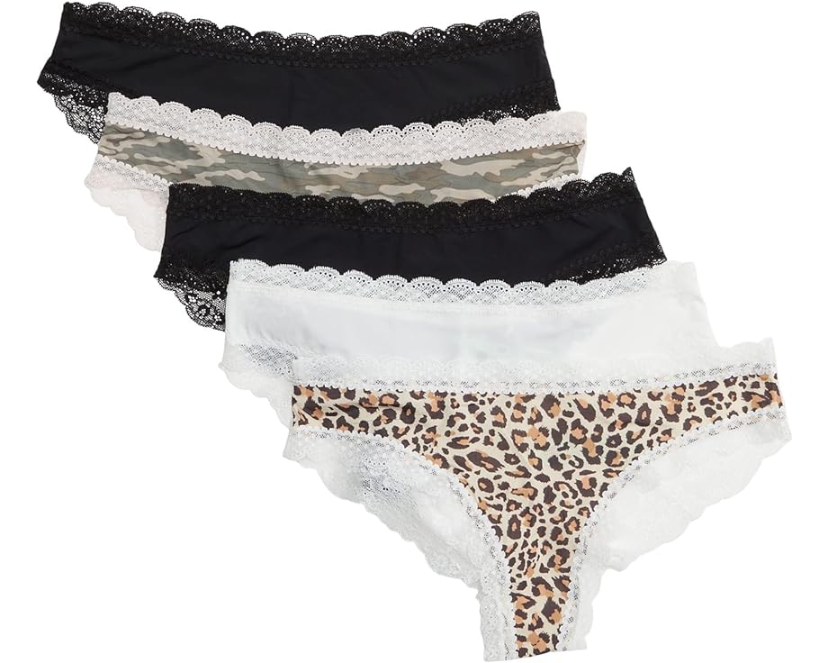 5個入 レディース 【 HONEYDEW INTIMATES AIDEN LACE BACK HIPSTER 5-PACK / ASSORTED 2 】 インナー 下着 ナイトウエア