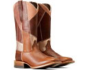 アリアット ウェスタン ブーツ レディース 【 ARIAT FRONTIER PATCHWORK WESTERN BOOT / DAPPER TAN 】