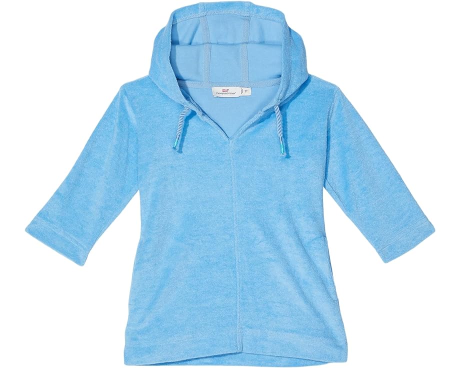 ヴィニヤードヴァインズ フード付 ジュニア キッズ 【 VINEYARD VINES KIDS TERRY TOWEL HOODED TUNIC ..