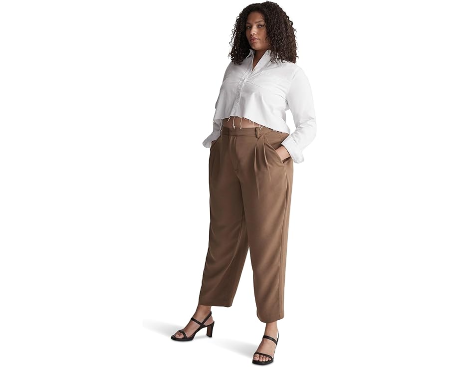 ChEF fB[X y MADEWELL PLEATED TAPERED-LEG PANTS / LIGHT ROAST z fB[Xt@bV {gX pc