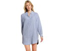 エバージェイ 青色 ブルー 白色 ホワイト レディース 【 EBERJEY NAUTICO SLEEPSHIRT / WEDGEWOOD BLUE WHITE 】 インナー 下着 ナイトウエア ナイト ルーム パジャマ