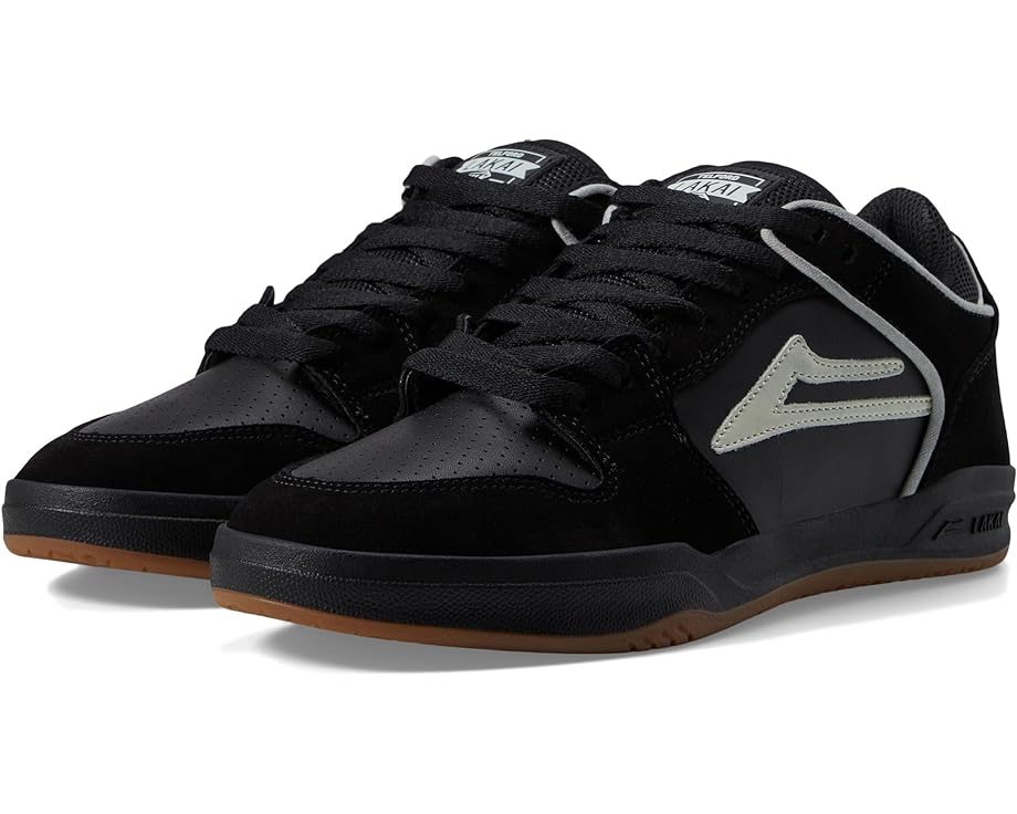 ラカイ 黒色 ブラック スエード スウェード スニーカー メンズ 【 LAKAI TELFORD LOW / BLACK GLOW SUEDE 】