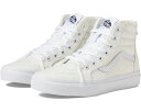 @Y oY XP[gnC F zCg WjA LbY y VANS KIDS SK8-HI ZIP / GLITTER WHITE z xr[ }^jeB Xj[J[