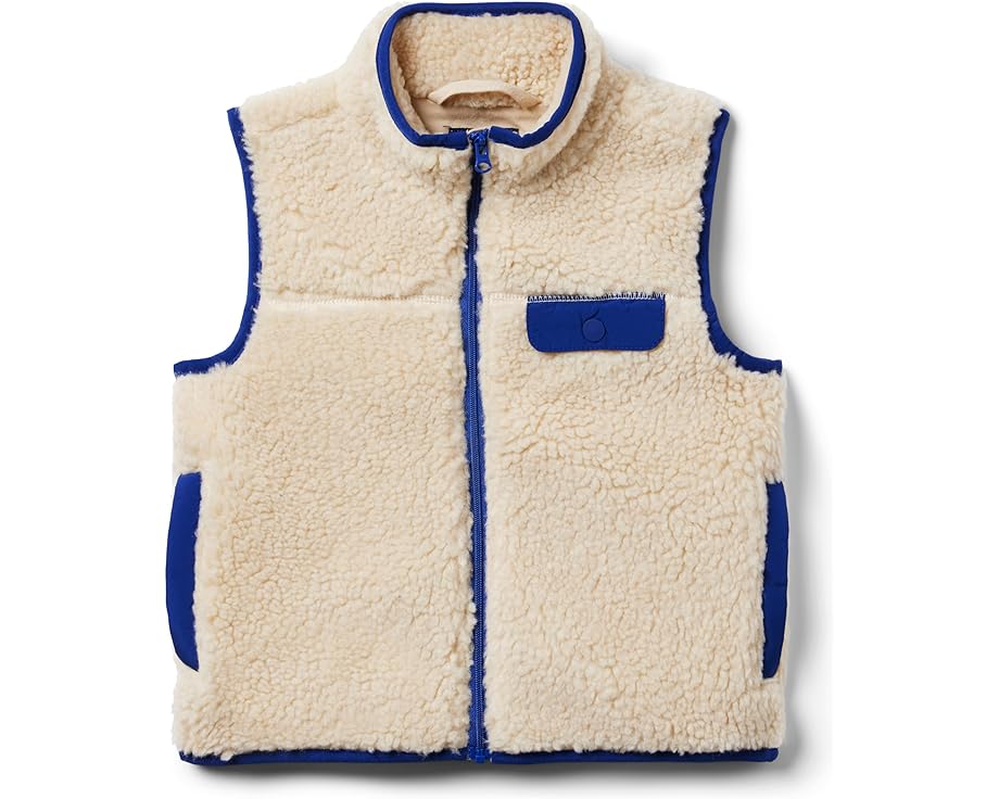 ジャニーアンドジャック　ベビー服 ジャニーアンドジャック ベスト 茶色 ブラウン ジュニア キッズ 【 JANIE AND JACK SHERPA VEST / BROWN 】 ベビー マタニティ コート ジャケット