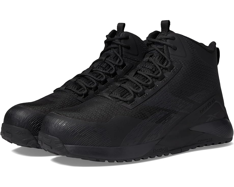 リーボック ワーク リーボック ナノ 黒色 ブラック スニーカー メンズ 【 REEBOK WORK NANO X1 ADVENTURE WORK EH COMP TOE / BLACK 】