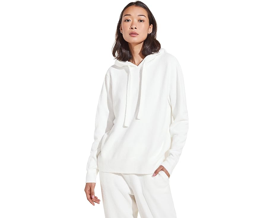 楽天スニケスエバージェイ フーディー パーカー アイボリー レディース 【 EBERJEY RECYCLED BOUCLE - THE HOODIE / IVORY 】 インナー 下着 ナイトウエア ナイト ルーム パジャマ