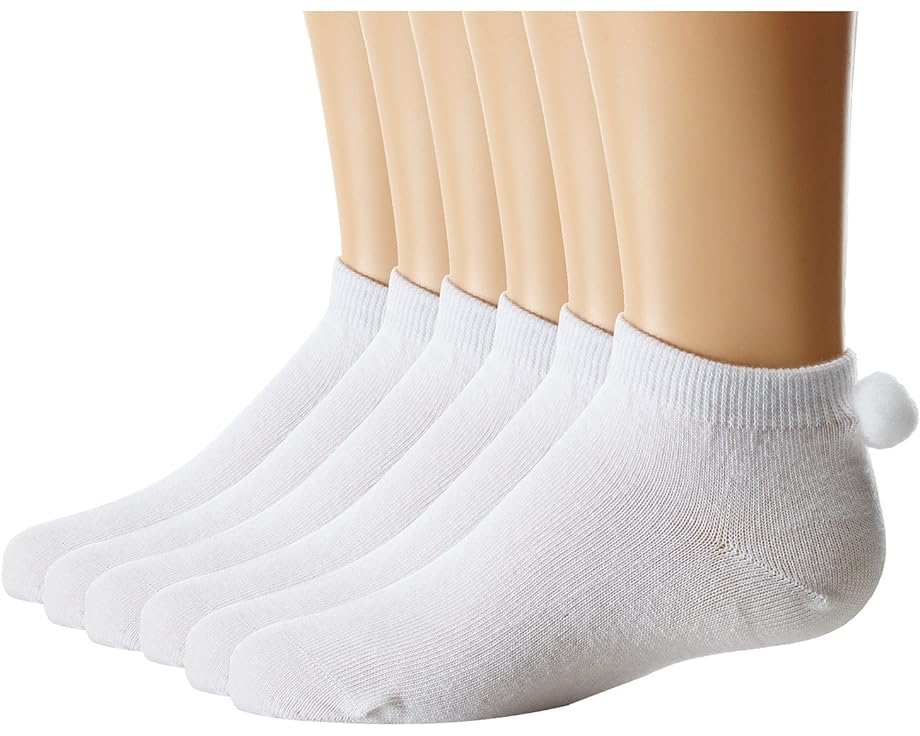 ブランド名Jefferies Socks性別Girls(ジュニア キッズ)商品名Pom Ped 6-Pack カラー/White