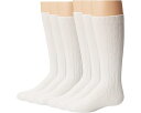 靴下 クラシック 白色 ホワイト ジュニア キッズ 【 JEFFERIES SOCKS SEAMLESS CLASSIC STYLE SIX PACK / WHITE 】 ベビー マタニティ タイツ