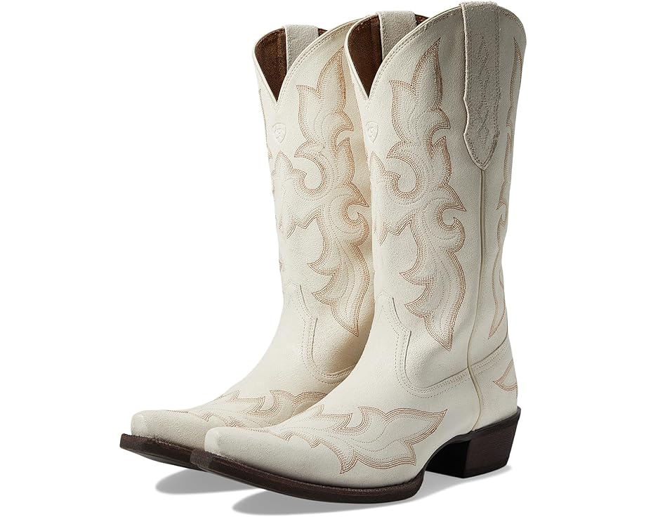 アリアット ウェスタン ブーツ アイボリー レディース 【 ARIAT JENNINGS STRETCHFIT WESTERN BOOT / DISTRESSED IVORY 】