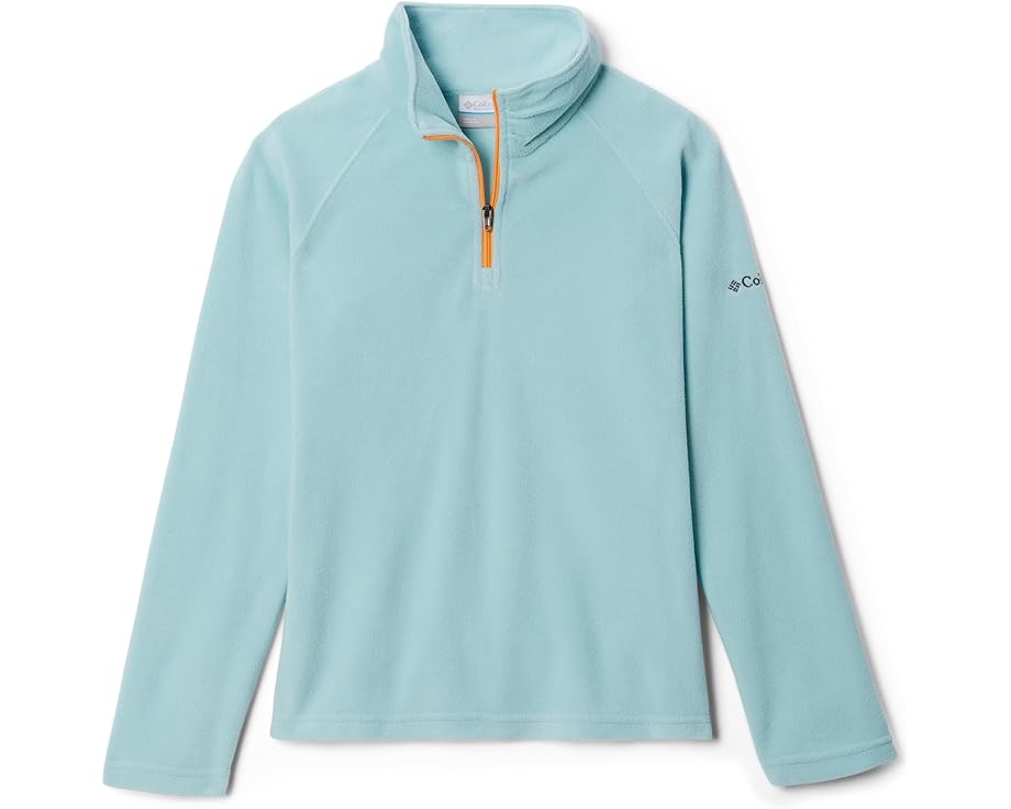 コロンビア フリース ハーフ アクア GLACIAL™ ハーフジップ ジュニア キッズ 【 COLUMBIA KIDS FLEECE HALF ZIP / AQUA HAZE SUNSET PEACH 】 ベビー マタニティ コート ジャケット