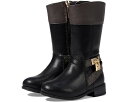 マイケルマイケルコース 黒色 ブラック ジュニア キッズ 【 MICHAEL MICHAEL KORS KIDS FINELY HAMILTON / BLACK CHOCOLATE 】 ベビー マタニティ ブーツ