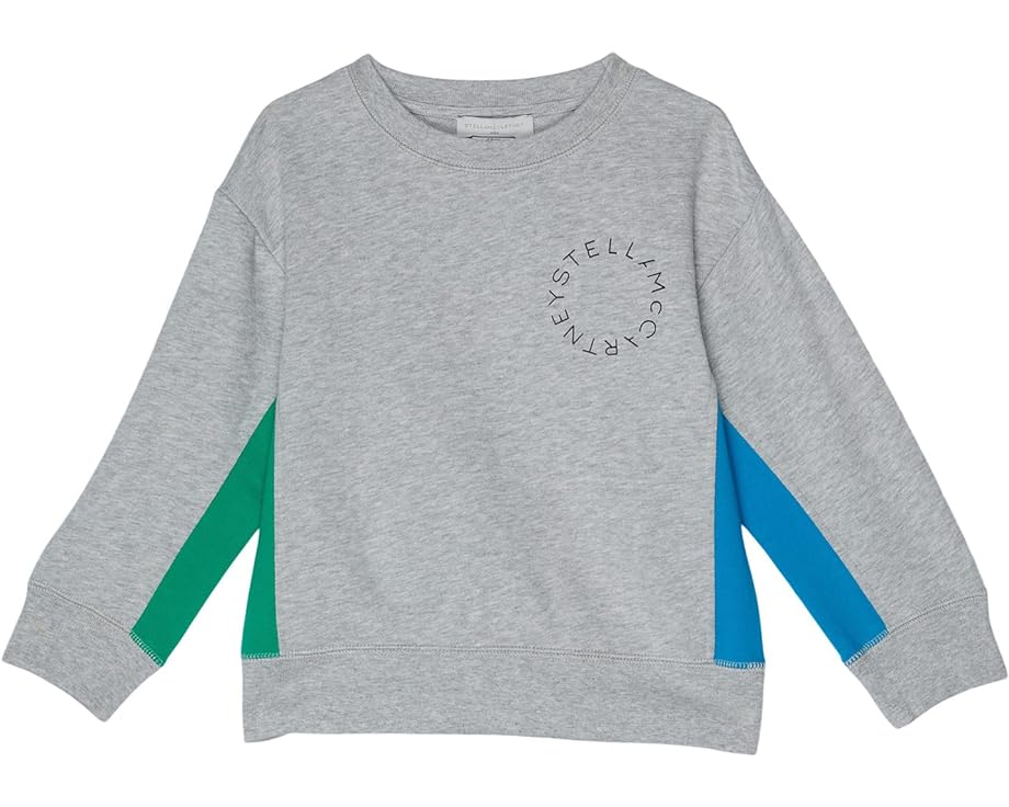 ステラマッカートニー スウェットシャツ トレーナー 灰色 グレー ジュニア キッズ 【 STELLA MCCARTNEY KIDS COLOR-BLOCK SWEATSHIRT / GREY 】 ベビー マタニティ トップス