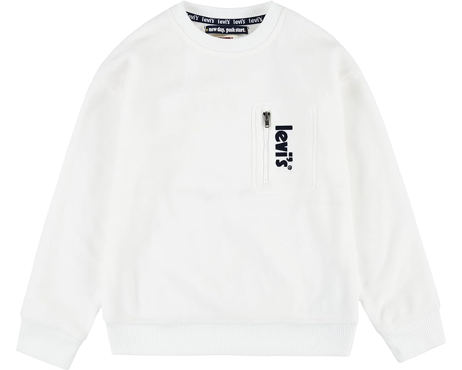 クルー スウェットシャツ トレーナー LEVI'S® ジュニア キッズ 【 LEVI'S® KIDS CREW NECK SWEATSHIRT / SUGAR SWIZZLE 】 ベビー マタニティ トップス