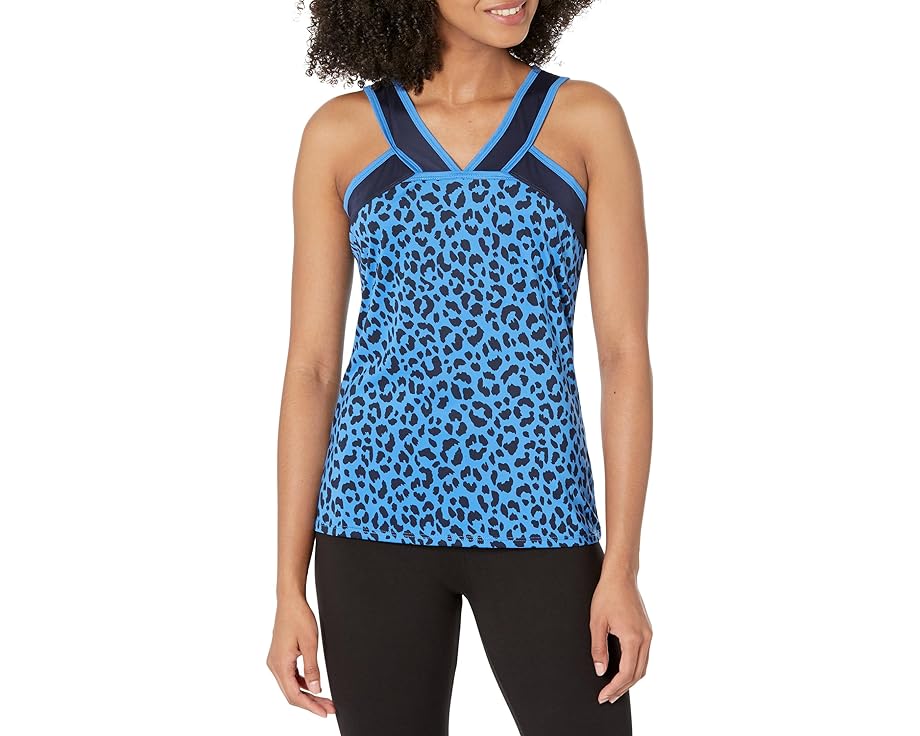 ejX ^Ngbv qE Ip[h fB[X y TAIL ACTIVEWEAR GIZA FULL BACK TENNIS TANK / DITSY LEOPARD z fB[Xt@bV gbvX TVc Jbg\[