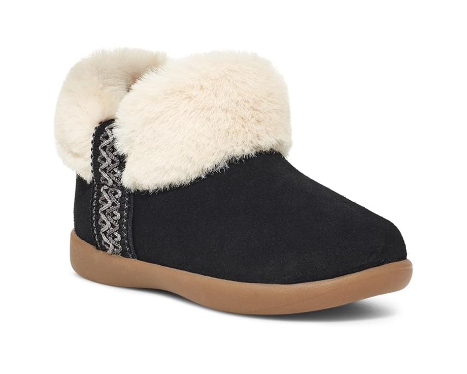 アグ 黒色 ブラック ジュニア キッズ 【 UGG KIDS DREAMEE BOOTIE / BLACK 】 ベビー マタニティ ブーツ