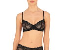 ナトリ 黒色 ブラック レディース 【 NATORI HEAVENLY CONVERTIBLE BALCONETTE UNDERWIRE / BLACK 】 インナー 下着 ナイトウエア