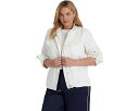 ラルフローレン ラルフ ローレン フィールド ジャケット 白色 ホワイト レディース 【 LAUREN RALPH LAUREN PLUS SIZE WATER-REPELLENT TAFFETA FIELD JACKET / WHITE 】