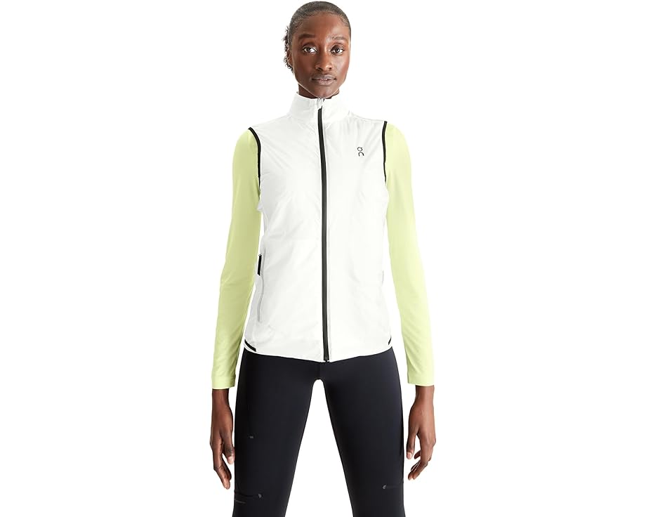 I xXg F zCg F ubN fB[X y ON WEATHER VEST / WHITE BLACK z