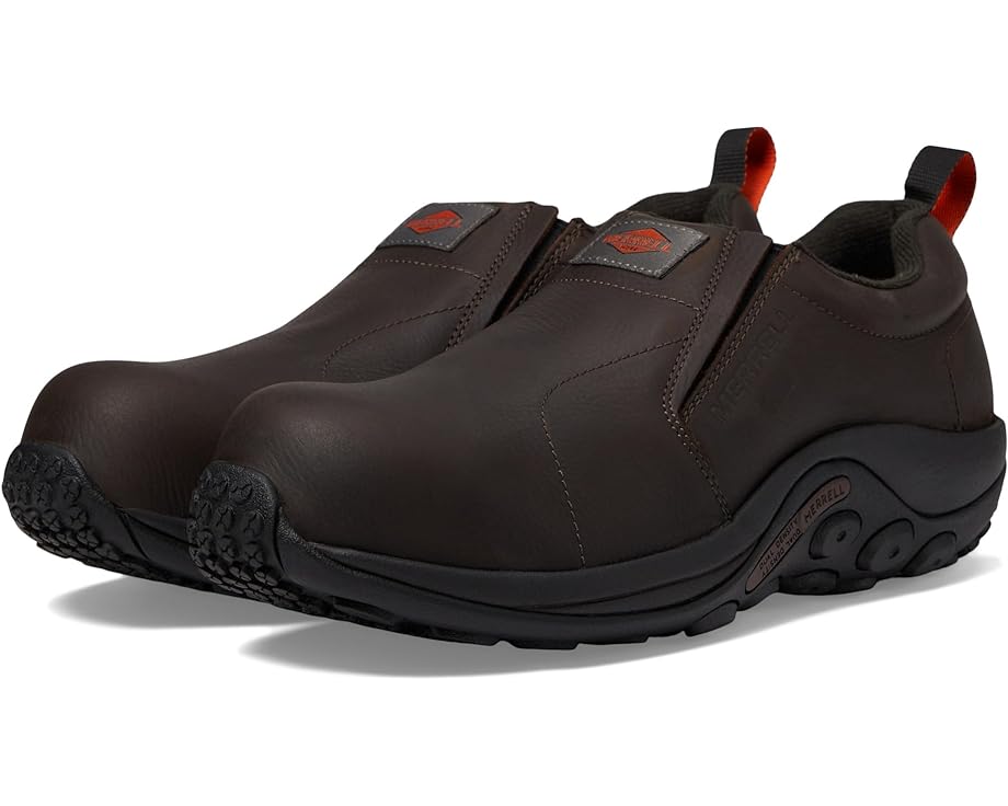 メレル ワーク レザー SD+ スニーカー メンズ 【 MERRELL WORK JUNGLE MOC LEATHER COMPOSITE TOE / ESPRESSO 】